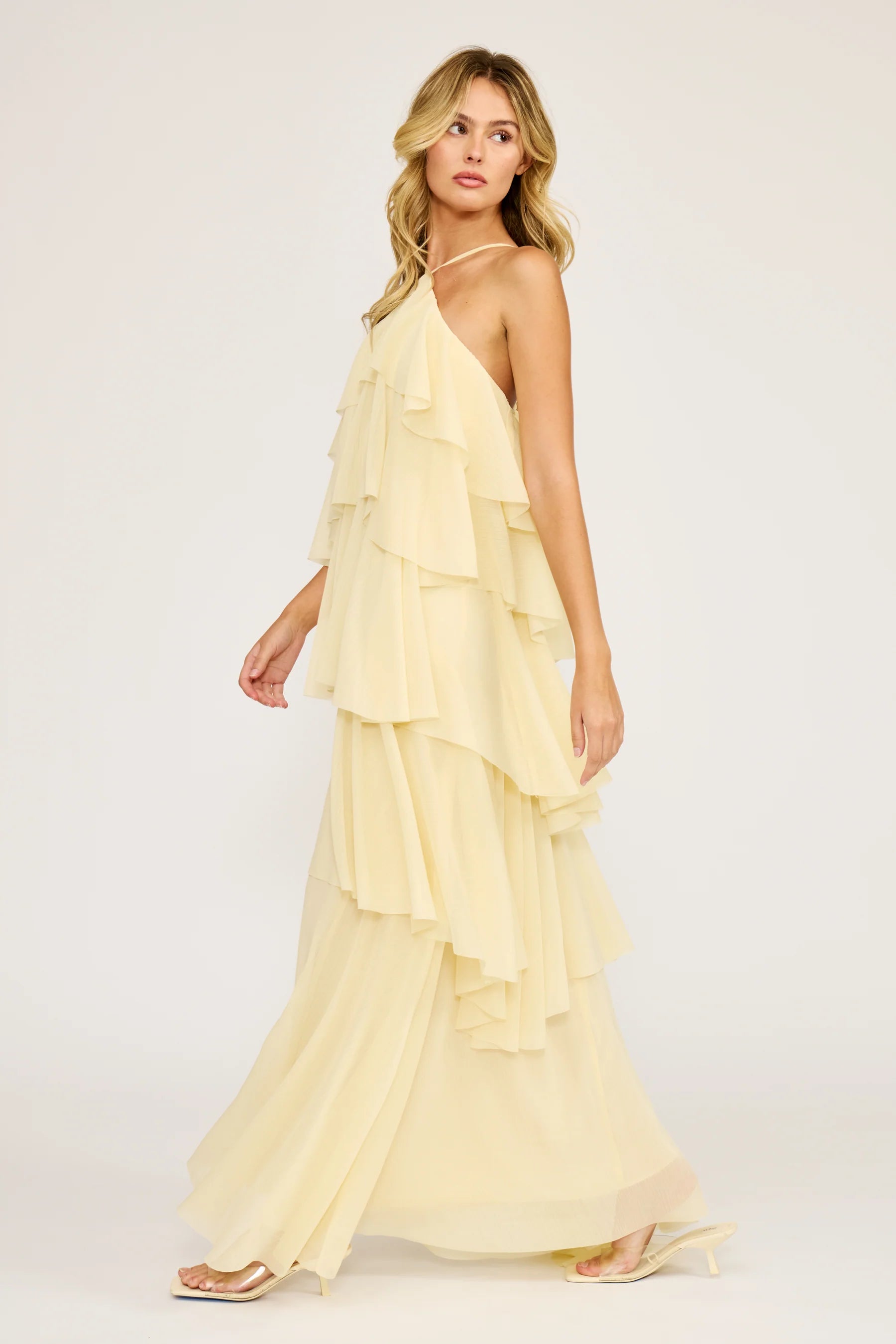 Emery Ruffle Dress | Lucy Paris The Golden Honey Emery Ruffle Dress | Lucy Paris The Golden Honey